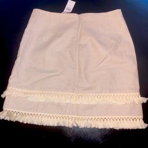 Ann Taylor loft linen pencil skit sz 2